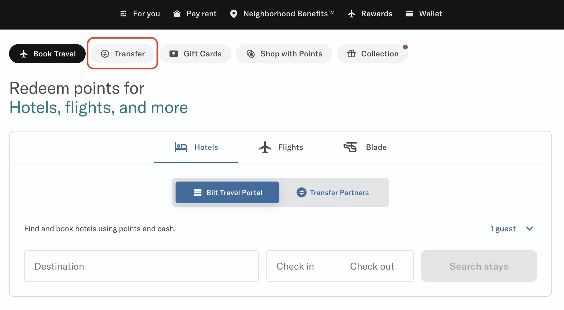 Bilt Rewards Transfer Partners - How To Transfer Bilt Rewards Points